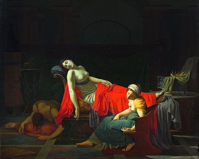 Muerte de Cleopatra de Jean Baptiste Regnault